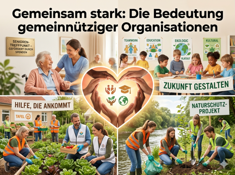 Gemeinsam stark Die Bedeutung gemeinnütziger Organisationen